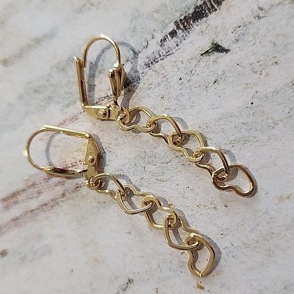 HEART dangle earrings - Picture 6 of 6